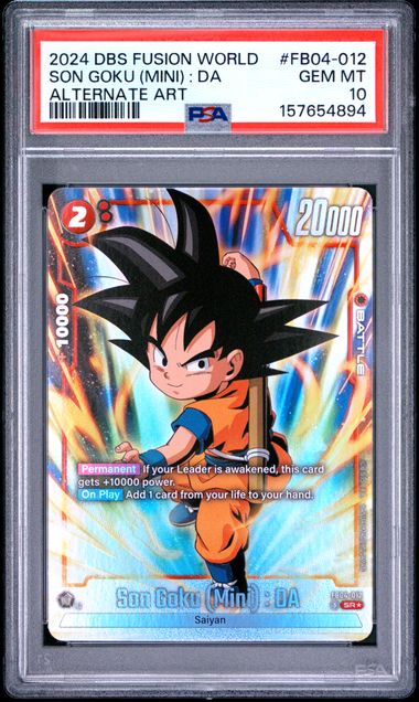 2024 DRAGON BALL SUPER CARD GAME FUSION WORLD ULTRA LIMIT #FB04-012 SON GOKU (MINI) : DA ALTERNATE ART
