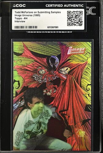1995 Topps Image Universe Interview Todd McFarlane On Submitting Samples #i4 CGC AUTH