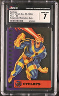 1994 Fleer Ultra X-Men '95 Suspended Animation Cels Cyclops #2 CGC 7 NRMT