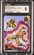 1994 Fleer Marvel Universe Series V Wolverine & Rogue #12 CGC 9 MINT