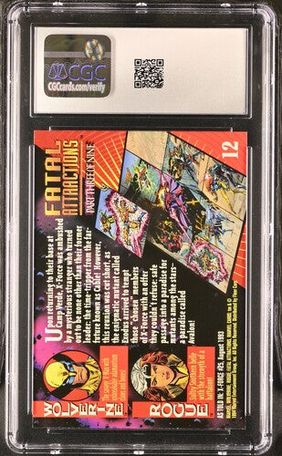 1994 Fleer Marvel Universe Series V Wolverine & Rogue #12 CGC 9 MINT