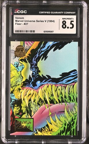 1994 Fleer Marvel Universe Series V Venom #27 CGC 8.5 NM-MT+