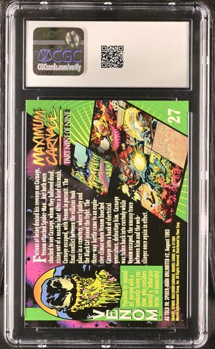 1994 Fleer Marvel Universe Series V Venom #27 CGC 8.5 NM-MT+