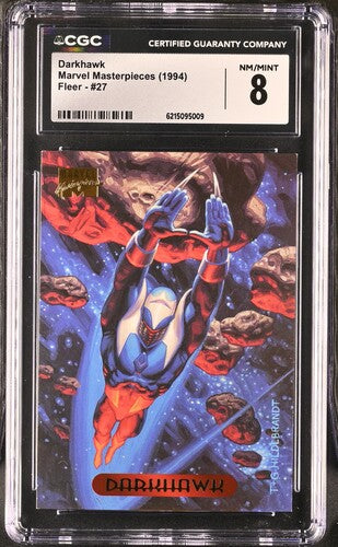 1994 Fleer Marvel Masterpieces Darkhawk #27 CGC 8 NM-MT