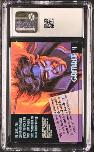 1994 Fleer Marvel Masterpieces Gambit #41 CGC 8.5 NM-MT+