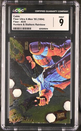 1994 Fleer Fleer Ultra X-Men '95 Hunters & Stalkers Rainbow Cable #2 CGC 9 MINT