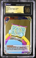2025 Dragon Ball Super History of Z GodPad #BT27-121 CGC 10 PRISTINE