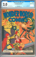 Wonderworld Comics #8 Classic Cover Golden Age Lou Fine Cover Fox 1939 CGC 2.0